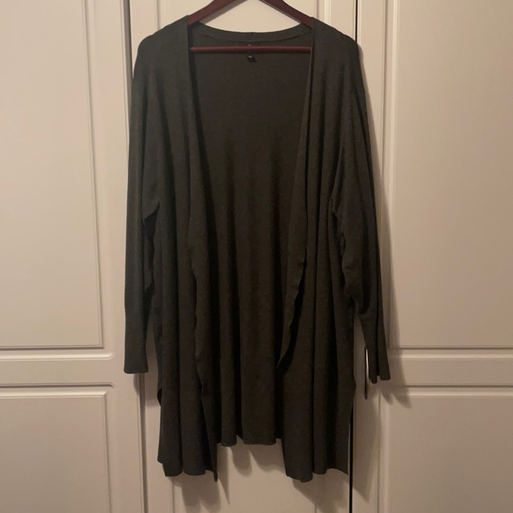 Worthington Women’s Long Sleeve Open Front Cardigan, Size 2X